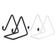 thumbnail image 3 of 2Pcs Téléphone Monter Stable Conception Triangulaire en Caoutchouc Protection de la Tête Anti-Rouille Tablette Portable Titulaire pour Mobilenoir Blanc, 3 of 8