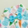 thumbnail image 6 of Okbabeha Toddler Baby Boy Shorts Sets Easter Outfit Bunny Carrot Print Short Sleeve Shirt Top + Shorts Suits, 6 of 7