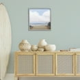 thumbnail image 3 of Stupell Industries Soft Clouds Over Beach Landscape Painting Gray Framed Art Print Wall Art, 24 x 24, 3 of 10