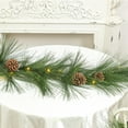thumbnail image 3 of Dademeo 6 FT Christmas Deluxe Norfolk Pine Garlands Artificial Long Needle Pine Cone Garland Realistic Xmas Cedar Pine Garland for Holiday Mantle Table Indoor Outdoor Decor, 3 of 6
