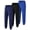 Navy blue/Black/Royal blue, variant on Muvtei Boys Sweatpants 3 Pack Athletic Workout Kids Casual Pants Boys Joggers with Pocket and Elastic Drawstring Waist Size 6-16