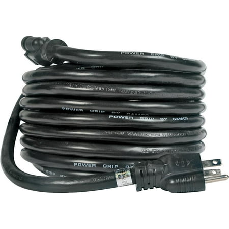 Camco 15-Amp 30-Foot Extension Cord - Black, Copper and PVC (55142)