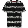 thumbnail image 1 of Ecko Unltd. Camiseta gráfica con diseño de rayas de graffiti para hombre, negra, pequeña, 1 of 1