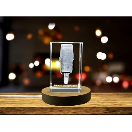 A Faceted Crystal Ribbon Microphone - Homage to Vintage Studio Craft