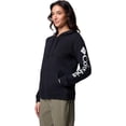 thumbnail image 3 of Columbia Womens Columbia Trek Graphic Hoodie, Black/Gem Columbia Sleeve, Large, 3 of 6