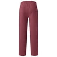 thumbnail image 4 of shoper Girls Baggy Sweatpants Bow Drawstring Wide Leg Y2K Sweat Pants Elastic Waist Workout Athletic Trousers 4-16 Years Brick Red, 4 of 8