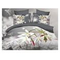 thumbnail image 1 of 3D Grand Très Grand Size Lit Couette/couette Feuille Housse Coton Réactive Impression 4pcs 31, 1 of 1