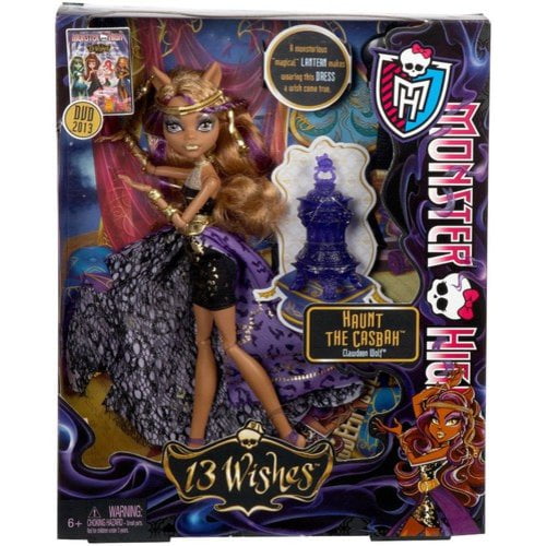monster high 13 wishes clawdeen