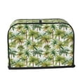thumbnail image 2 of Yiaed Green Hawaii Palms Print Two Slice Bread Machine Cover, Universal Size Kitchen Appliance Cover for Bread Machine,Bread Machine Cover, 2 of 7