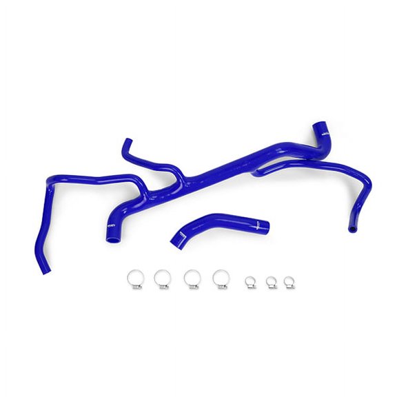 Mishimoto MMHOSE-CAM8-16BL Silicone Radiator Hose Kit Compatible With Chevrolet Camaro SS 2016-2018 Blue