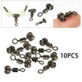 thumbnail image 6 of 10Pcs Fishing Swivel Line Connector High Strength Accessories Copper Clip Lure Snap for Fishing Trolling Sea Welding - S S, 6 of 10