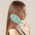 thumbnail image 3 of Southwestern Succulent Hair Brush, Retro Desert Succulent Detangler Paddle Brush with Cute Kawaii Minimalist Botanical Cactus Design, Soft Bristle Hairbrush for Wet & Dry Hair, 3 of 6