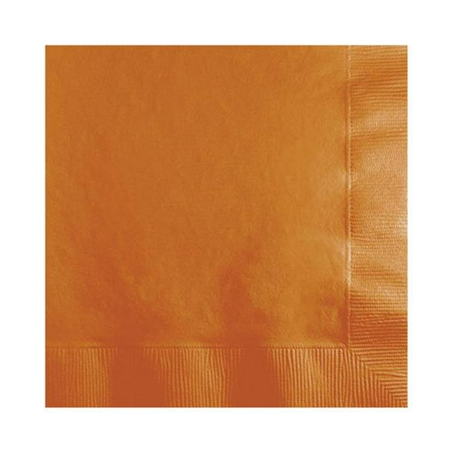 Serviette de Table à Épices Citrouille 2 Plis, Lot de 12 - 50 par Paquet