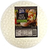 Sushi Maven Rice Paper Spring Roll Wrappers 3.5 Oz. Pack Of