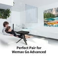 thumbnail image 4 of WEWATCH Tabletop Mini Tripod with 360° Ball-Head & Pocket Projector Holder, Adjustable Height, 4.4lbs Support, Stand for Wemax Go Advanced, Wemax Go, Camera, Webcam, 4 of 6