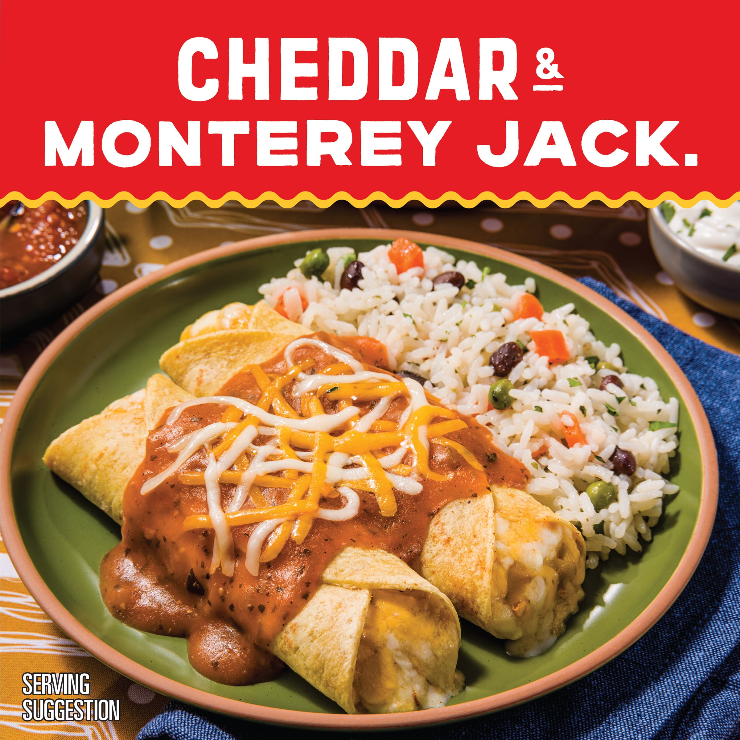 El Monterey Signature Cheese Enchiladas, 10 oz (Frozen)