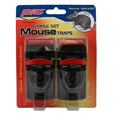 PIC PMT-2 Simple Mouse Trap (Pack of 4)