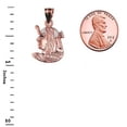 thumbnail image 2 of ROSE GOLD DIAMOND-CUT QUEEN CLEOPATRA PENDANT, 2 of 3