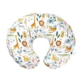 thumbnail image 1 of Funda para Almohada de Lactancia Boppy con Animales Coloridos, 1 of 6
