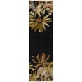 thumbnail image 2 of Addison Rugs Dream Shag Premium Machine Washable Transitional Palms & Safari Animals Midnight Runner Rug, 2'3" x 7'6", 2 of 8