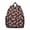 Football Icon Darkblue, variant on Football Icon Green Pattern Backpack for School, Cute School Bag with Adjustable Shoulder Straps and Padded Back, 13.8"x11.4"x6"