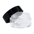thumbnail image 4 of Creative Mark Sample Containers - .24 oz Size, 60-Pack Clear Plastic Sample Jars, Cosmetic Containers with Lids, Wide-Mouth Opening, Easy to Label, Black Lid - Prevent Waste, 4 of 7