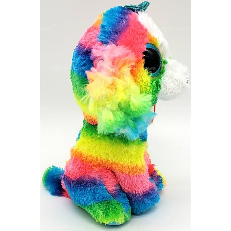 Rainbow Lola The Beanie Boo Ty Beanie Baby LOLA The Rainbow Llama