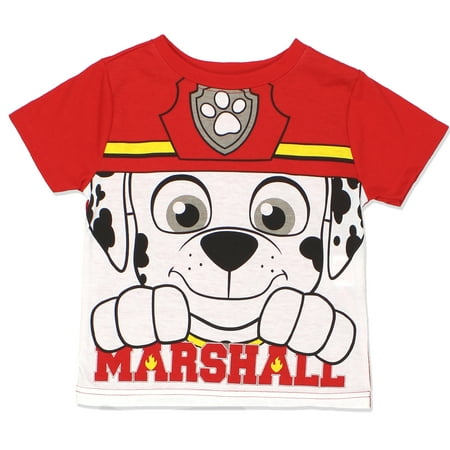 Paw Patrol Marshall Boys Costume Style Tee Shirt (Toddler)