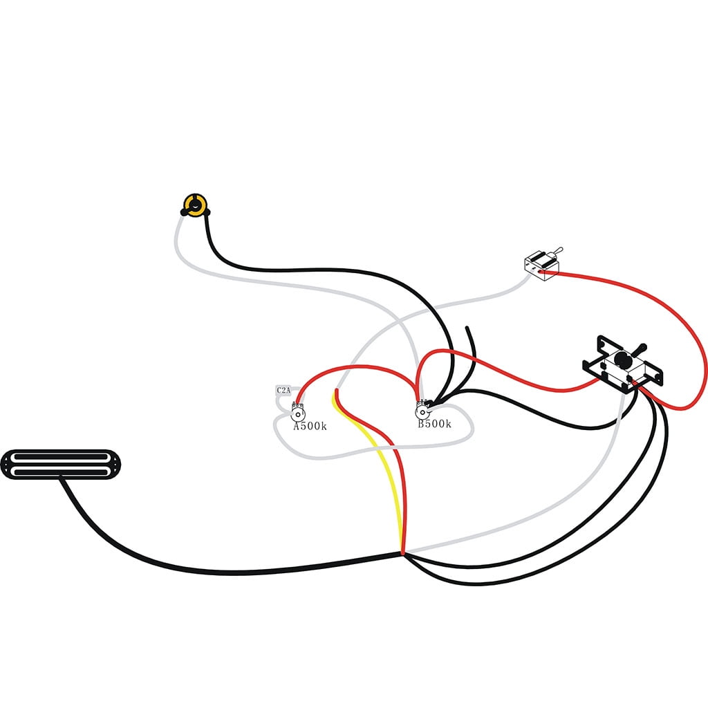 LeeQinersw 1x Single Coil Guitar Pickup Humbucker for Electric Guitar Parts Accessories Black