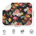 thumbnail image 2 of Microfibre Drying Mat for Kitchen Pioneer Dish Drying Drainer Mat Absorbent Colorful Floral Drying Mat Washing Up for Glass, Plate & Cup 18inch X 24inch, 2 of 5