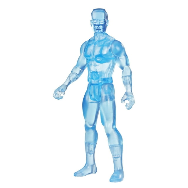 Figura de acción de juguete Marvel Hasbro Legends Iceman, 9,5 cm, azul