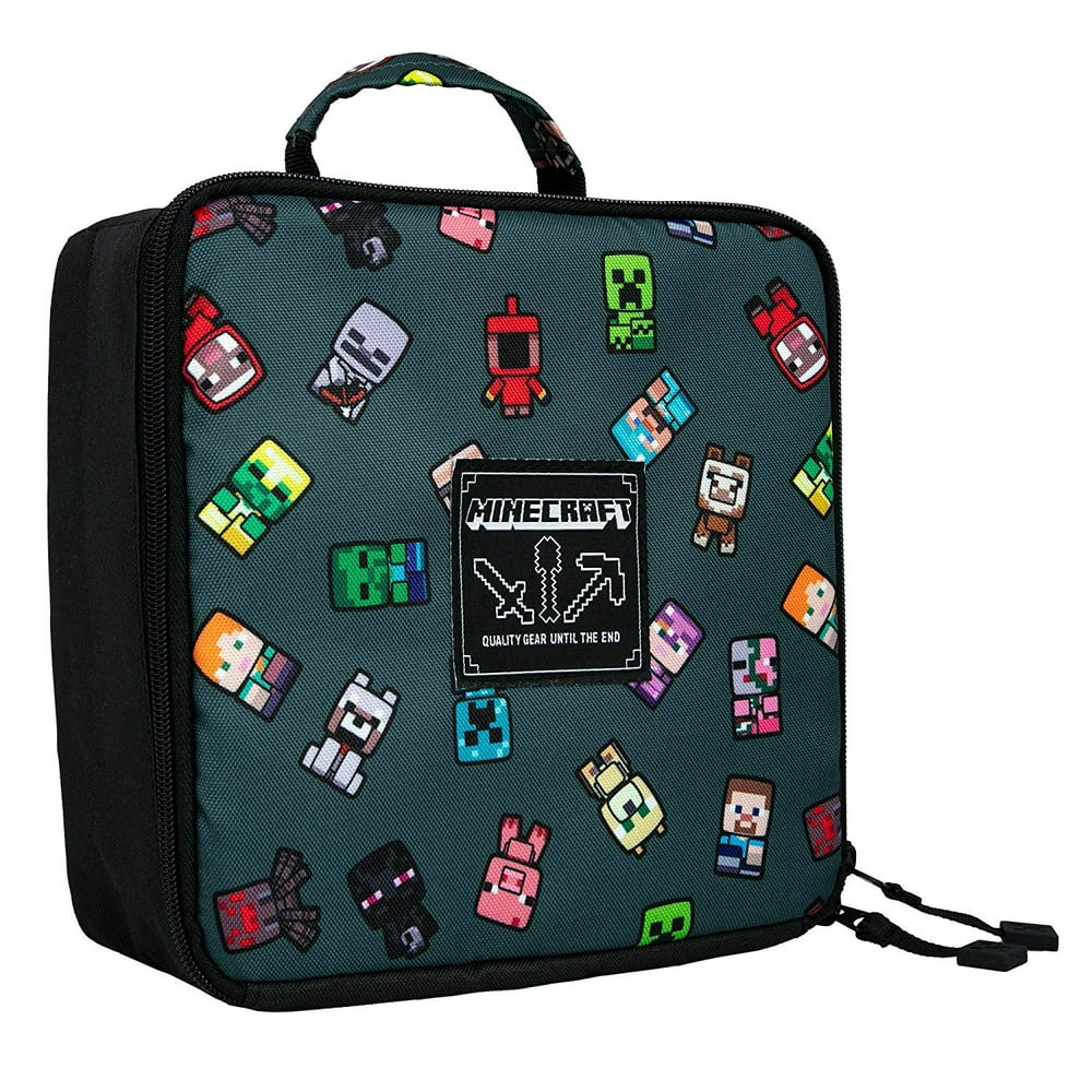 Minecraft Bobble Mobs Insulated Kids Lunch Box 8.5"
