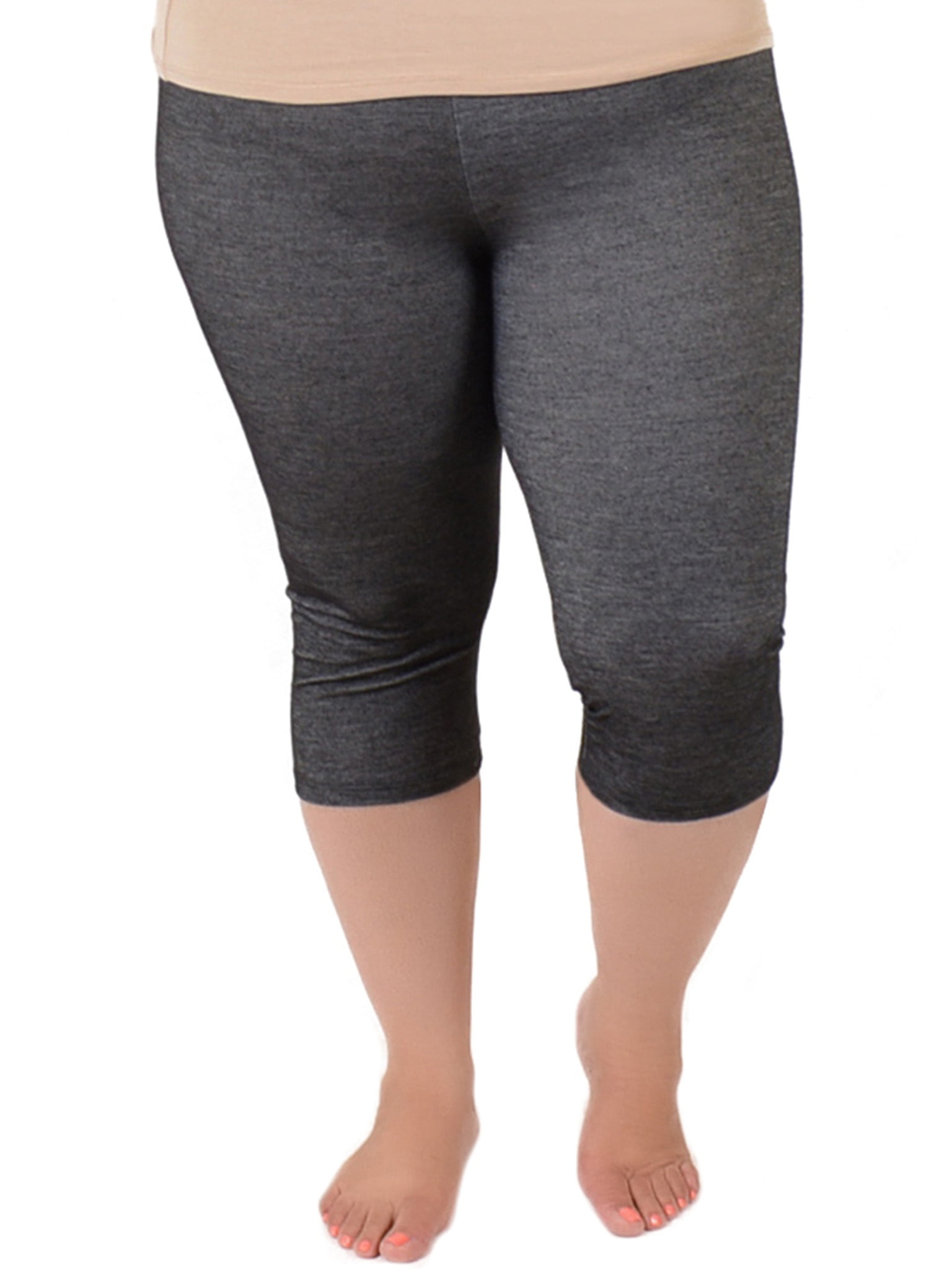 Stretch Is Comfort Women's and Plus Size KneeLength Leggings