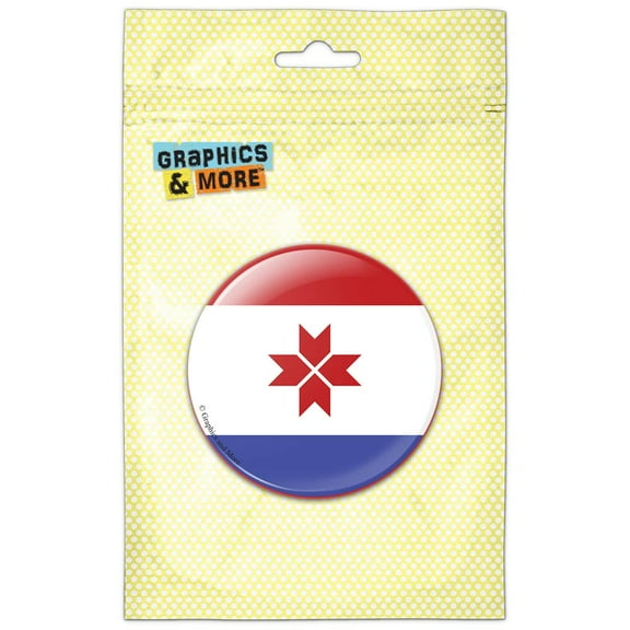 Mordovia Flag Pinback Button Pin Badge