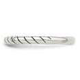 thumbnail image 2 of Auriga Fine Jewelry 925 Sterling Silver Stackable Twist Ring for Women Size 8, 2 of 6