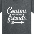thumbnail image 4 of Inktastic Cousins Make the Best Friends with Arrow Youth T-Shirt, 4 of 5