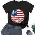 thumbnail image 2 of GERsome Unisex Kids 4th of July T-Shirts Boys Girls Cotton Short Sleeve Casual Crew Neck Patriotic Tops American Flag Graphic Tee, Sizes 7-8 Years, 2 of 9