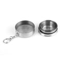 thumbnail image 2 of Material de acero inoxidable taza de acero inoxidable, copa para exteriores portátil de espacio de ahorro, taza colapsable fácil de transportar, para actividades al aire libre, 2 of 7