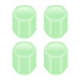 thumbnail image 1 of [Precio Al Por Mayor] 4 Tapas De Válvula Luminosas Universales , Fluorescentes , Azules Noche , Brillante , Cubierta De Neumático , Fundas Para Coche , Motocicleta , Bicicleta , Rueda , Accesorios De, 1 of 4