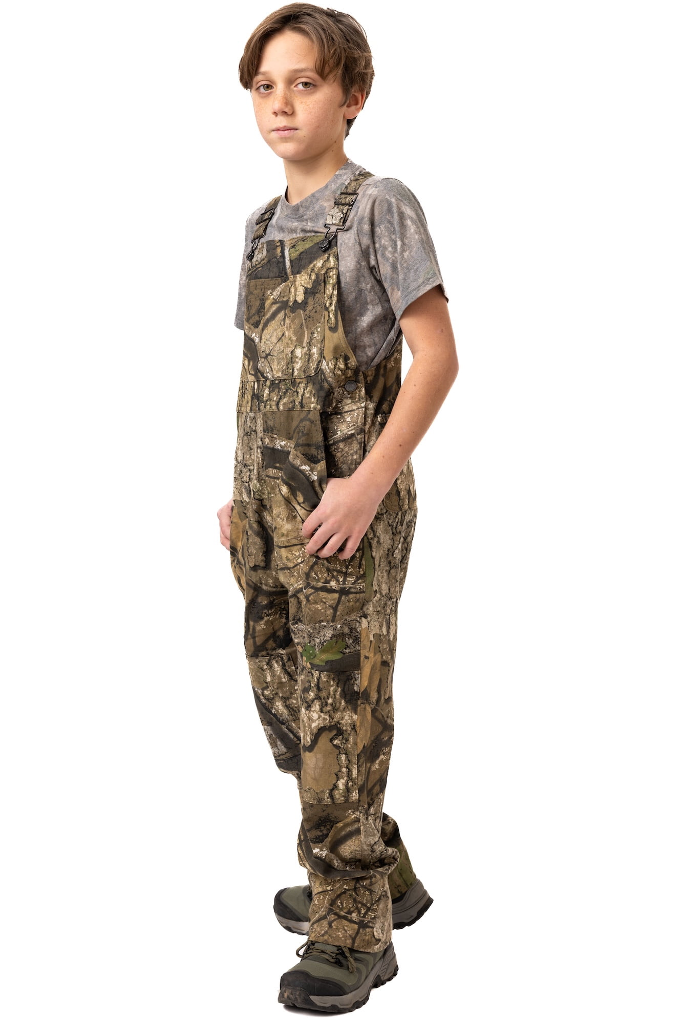 Realtree Youth Hunting Bib Overalls APX Camo