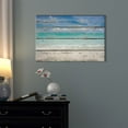 thumbnail image 3 of wall26 Canvas Prints Wall Art - Tropical Beach on Vintage Wood Background Rustic Home Decoration - 16" x 24", 3 of 4