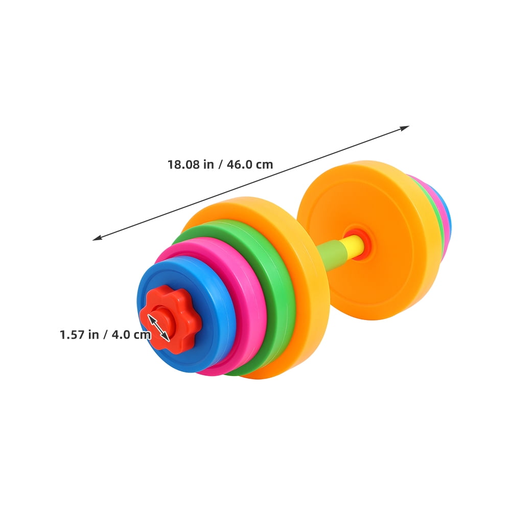 HONMEET Kids Dumbbells Multi-Color Plastic Water-Fillable Exercise Weights for Strength Training and Fitness Fun