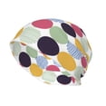 thumbnail image 3 of Kll Polka Dot Winter Fall Beanie Knit Hats For Men & Women - Warm & Soft Stylish Toboggan Caps For Cold Weather, 3 of 9
