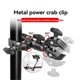 thumbnail image 3 of Super Clamp Double Camera Clamp R096 Crab Plier Clip Bracket for Photo Studio Light Stand, Photography Reflector, 3 of 5
