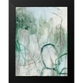 thumbnail image 2 of Vess, June Erica 19x24 Black Modern Framed Museum Art Print Titled - Verdigris Fresco II, 2 of 5