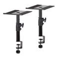 thumbnail image 2 of Adjustable and Secure Speaker Stand, Steel Panel Surround Sound Rack for 4-8 Inch Speakers, 2 of 7