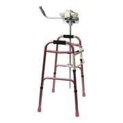 MABIS Walker Platform Attachment Adjustable Padded Cuff, Lightweight Aluminum, FSA/HSA Eligible