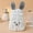 White, variant on 1 Pcs Cartoon Hair Towel With Animal Ears, Cute Dry Hair Cap Absorbent Quick-Drying Wipe Hair Towel Lightweight Bouncy Thickened Shower Cap