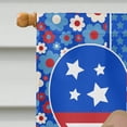thumbnail image 3 of Fawn Pit Bull Terrier USA American Flag Canvas House Size, 3 of 5