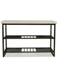 thumbnail image 1 of Bowery Hill Table Console Contemporaine en Travertin Albâtre, 1 of 3
